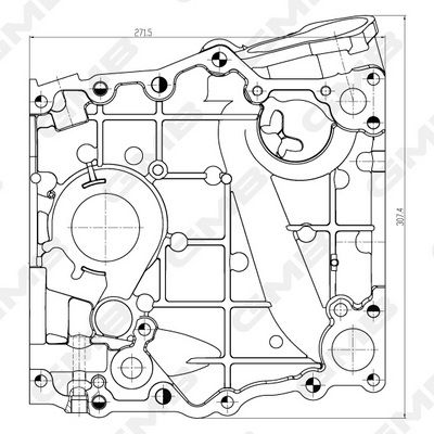 GMB GOAS-149A Масляный насос  для TOYOTA HIACE (Тойота Хиаке)