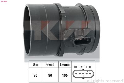 LUFTMASSENMESSER KW 491489