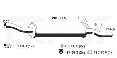 MITTELSCHALLDäMPFER ERNST 390095