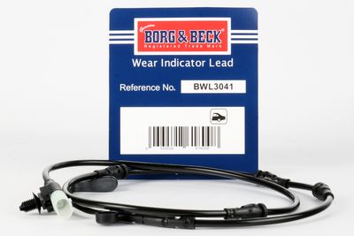 предупредителен контактен сензор, износване на накладките BORG & BECK BWL3041