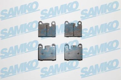 Комплект тормозных колодок, дисковый тормоз SAMKO 5SP1057 для ALFA ROMEO 6