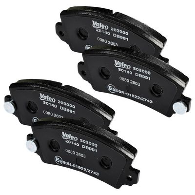 BREMSBELAGSATZ SCHEIBENBREMSE VALEO 303000 3