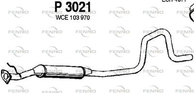FENNO P3021 Глушитель выхлопных газов  для LAND ROVER FREELANDER (Ленд ровер Фрееландер)