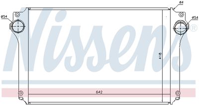 INTERCOOLER COMPRESOR NISSENS 96614 4