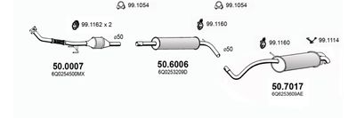 SISTEM DE ESAPAMENT ASSO ART2272