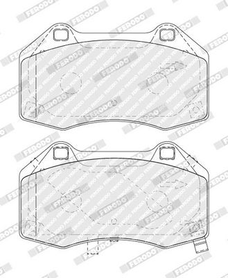 Remblokken set Voor , past: OPEL CORSA D, CORSA E 1.2-1.7D 07.06-