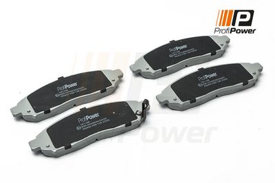 stabdžių trinkelių rinkinys, diskinis stabdys 1B1198 ProfiPower
