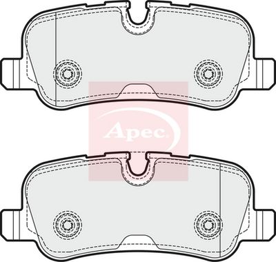 APEC Brake Pad Set, disc brake PAD1733