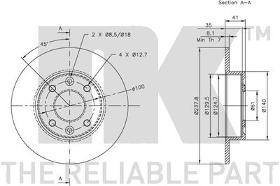 Brake Disc 313906