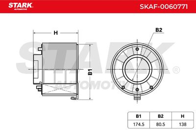 въздушен филтър STARK SKAF-0060771