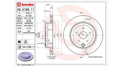 DISC FRANA MAGNETI MARELLI 360406119701