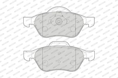 BREMSBELAGSATZ SCHEIBENBREMSE FERODO FDB1440 1