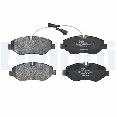 Remblokken set Voor (met een dempingskussen met extra's),