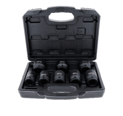 KS Tools 515.0210 Souprava šestihranných silových nástrčných ořechů 3/4", 8dílná, krátké, 24-38mm