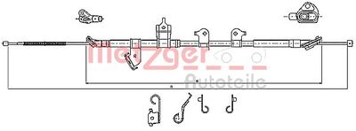 CABLU FRANA DE PARCARE METZGER 171567