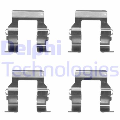 Комплектующие, колодки дискового тормоза DELPHI LX0367 для MITSUBISHI L400