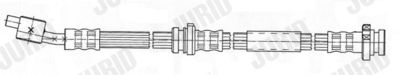 Тормозной шланг JURID 172515J для NISSAN ALMERA