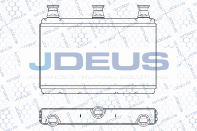 Теплообменник, отопление салона JDEUS M-2050230 для BMW 6