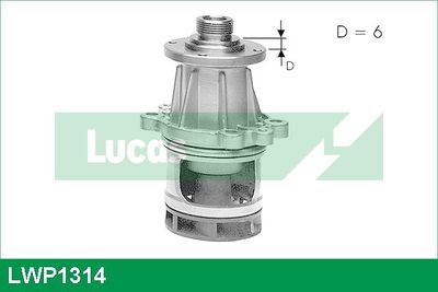 POMPă DE APă RăCIRE MOTOR LUCAS LWP1314