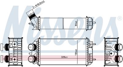 INTERCOOLER COMPRESOR NISSENS 961367 4