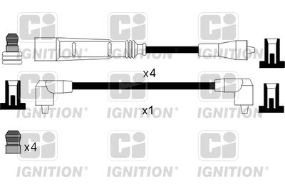 Комплект проводов зажигания QUINTON HAZELL XC1063 для VW CORRADO