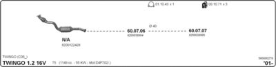 Układ wydechowy IMASAF 566000279
