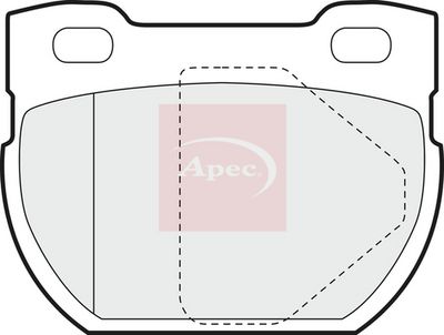APEC Brake Pad Set, disc brake PAD907