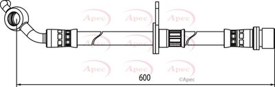 Brake Hose APEC HOS4122