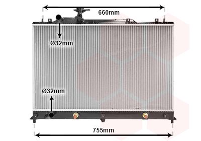 VAN-WEZEL 27002255 Кришка радіатора  для MAZDA CX-7 (Мазда Кx-7)