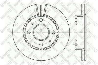 STELLOX 6020-2244V-SX Тормозные диски STELLOX 