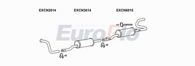 Układ wydechowy EUROFLO TBEXP187001