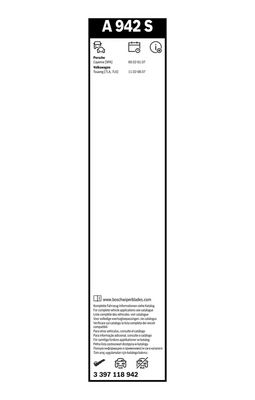 LAMELA STERGATOR BOSCH 3397118942 2