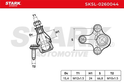 Шарнири STARK SKSL-0260044