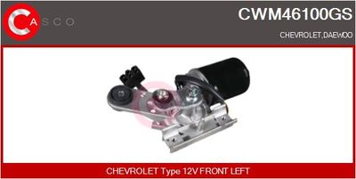 CASCO CWM46100GS Двигун склоочисника для CHEVROLET (Шевроле)