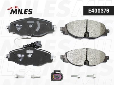 Комплект тормозных колодок, дисковый тормоз MILES E400376 для VW PASSAT