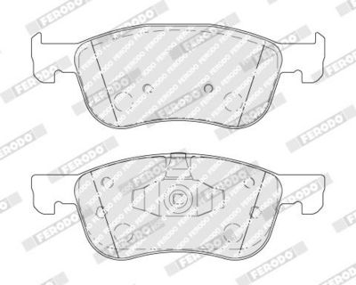 BREMSBELAGSATZ SCHEIBENBREMSE FERODO FDB4816 1