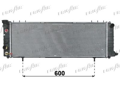 Радиатор, охлаждение двигателя FRIGAIR 0118.3017 для JEEP CHEROKEE