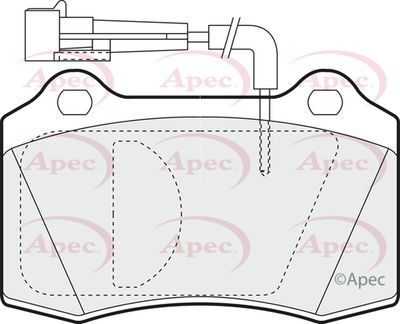 Brake Pad Set APEC PAD1007