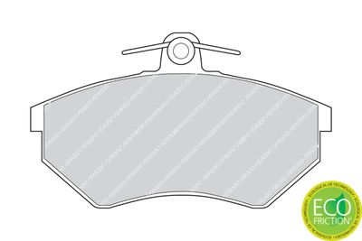 Brake Pad Set, disc brake FDB774