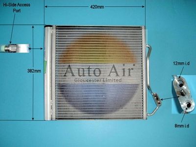 Auto Air Gloucester 16-1318 Condenser, air conditioning