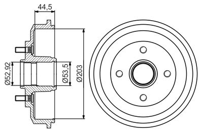 Brake Drum 0 986 477 266