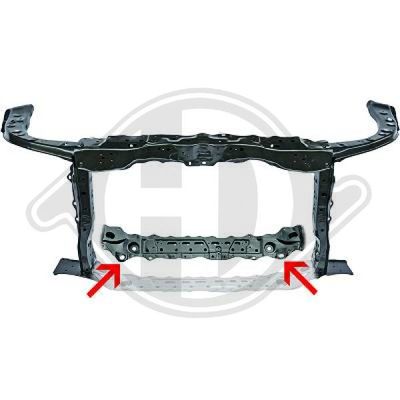 Облицовка передка DIEDERICHS 5211004 для HONDA CIVIC