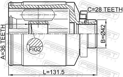 Joint Kit, drive shaft 1211-IX55RH