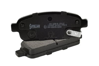 комплект спирачно феродо, дискови спирачки STELLOX 000 022B-SX
