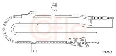 CABLU FRANA DE PARCARE
