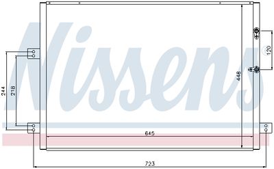 CONDENSATOR CLIMATIZARE NISSENS 94787 5