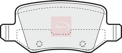 APEC Brake Pad Set, disc brake PAD1214