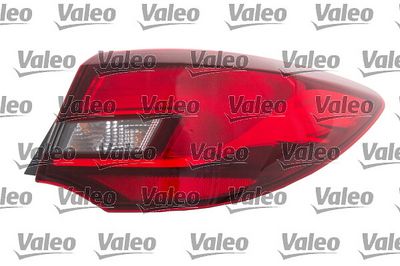 Achterlicht Rechts (extern, P21W/W21W, kleur indicator wit, kleur van het glas red) past: OPEL ASTRA J Saloon 12.09-04.18