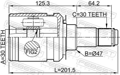 Joint Kit, drive shaft 0111-GRJ150