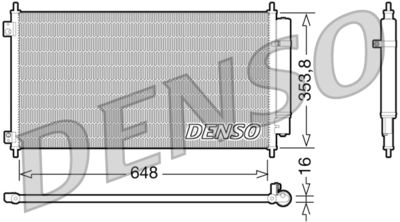 DENSO Kondensator, Klimaanlage